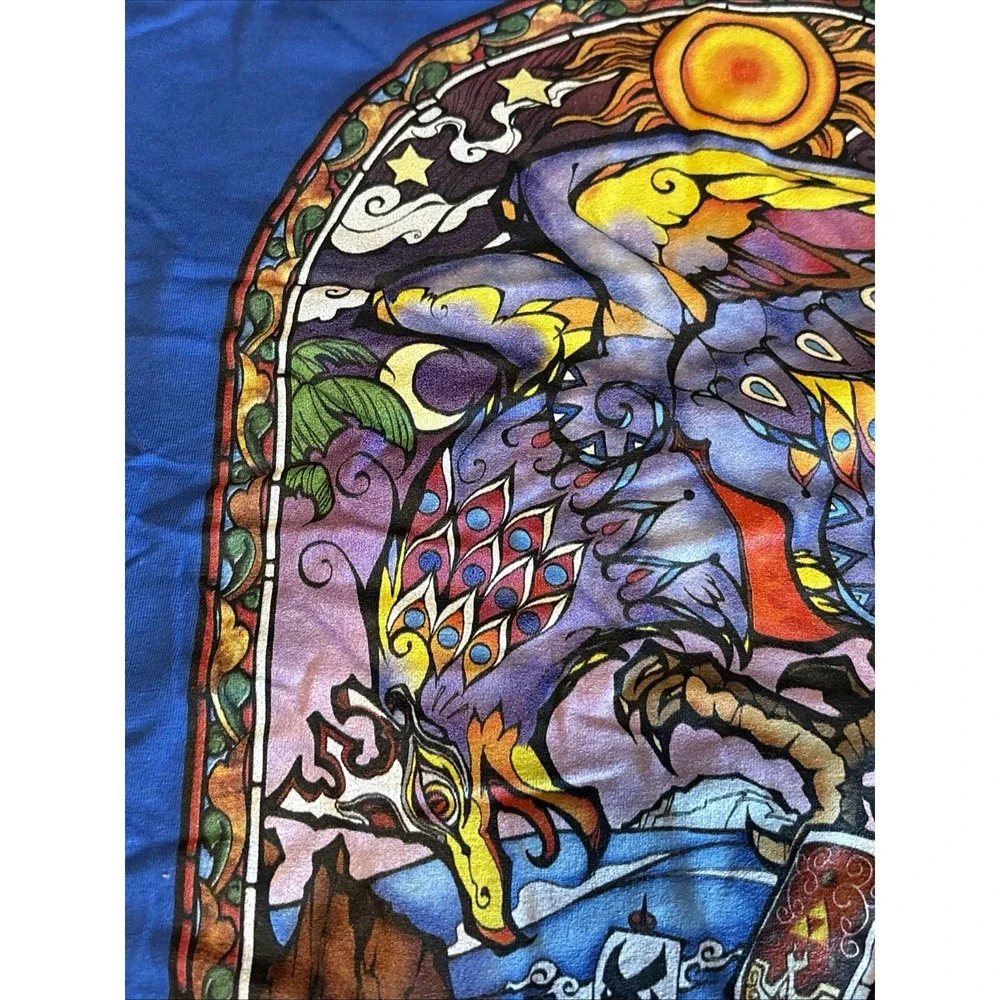 Legend of Zelda T Shirt Mens XL Blue‎ Wind Waker Graphic Tee NWOT Tultex